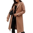 thumbnail image 2 of Women's Solid Color Long Sleeve Lapel Single Breasted Jacket, 2 of 3