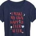 thumbnail image 3 of Disney Princess - Make Own Happily Ever After - Women's Short Sleeve Graphic T-Shirt, 3 of 5