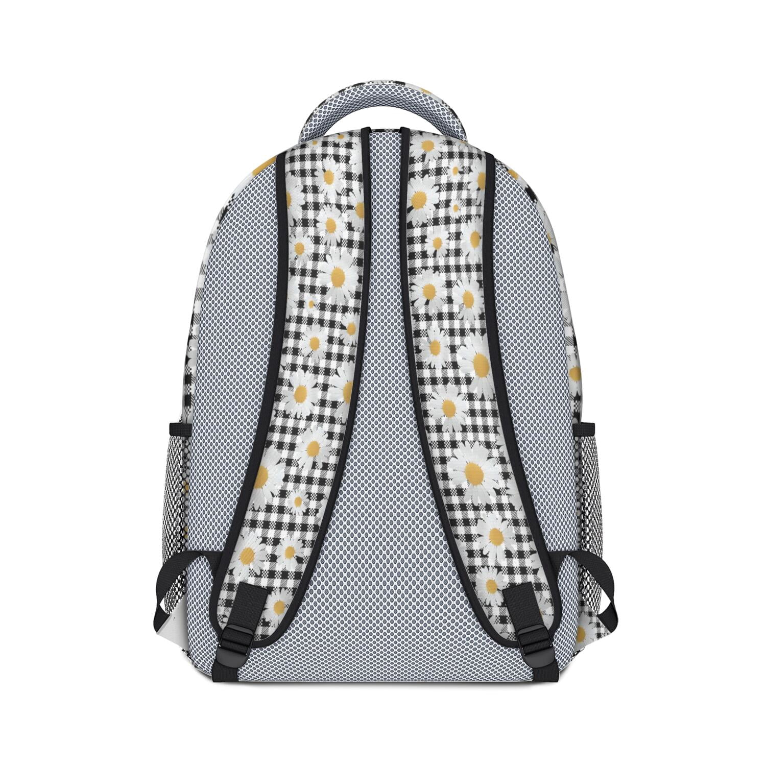 Daisy with Inspirational Quote Backpack - Retro & Aesthetic with Padded Back Panel