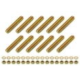 thumbnail image 1 of 12Pack Fully Threaded Rod, 5/16"x1-1/2" Zinc-Plated Carbon Steel with Nuts Washers, 1 of 7