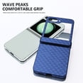 thumbnail image 4 of Designed for Samsung Galaxy Z Flip 5 Case with Hinge Protection, Anti-Slip Shockproof Protective Scratch Resistant Slim Fit Hard PC Phone Case Cover for Samsung Galaxy Z Flip 5, Darkblue, 4 of 5