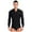 Black, variant on Eandarui Men's Sequins Latin Dance Shirts Long Sleeve Bodysuit Ballroom Salsa Samba Dance Leotard Black L