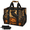 Multicolor 3, variant on Halloween Evil Pumpkin Cat Reusable Grocery Bag, Large Shopping Tote with Handle for Groceries, Fodable Tote Bag for Kitchen, Car Trunk, Picnic