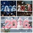 thumbnail image 4 of PONPRNGY 2026 Christmas Dreamy Snowflake Window Stickers Festive Decoration PVC Removable Transparent Film, 4 of 4