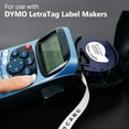 thumbnail image 6 of Hiipoo Label Tape Compatible with Dymo LetraTag, Works with LT-100H, LT-100T, QX50, 91330, 91331 (1/2 Inch x 13 Feet), 6-Pack, Black on White Refill Roll, 6 of 6
