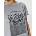thumbnail image 5 of Slogan Printed Crew Neck T-Shirt, 5 of 6