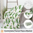 thumbnail image 3 of Cactus Blanket Throw Cactus Gifts Blanket for Adult Kids Baby Cute Cacti Blanket Soft Flannel Fleece Cactus Decor Blankets for Bed Couch Sofa Birthday Gift, 60x80, 3 of 6