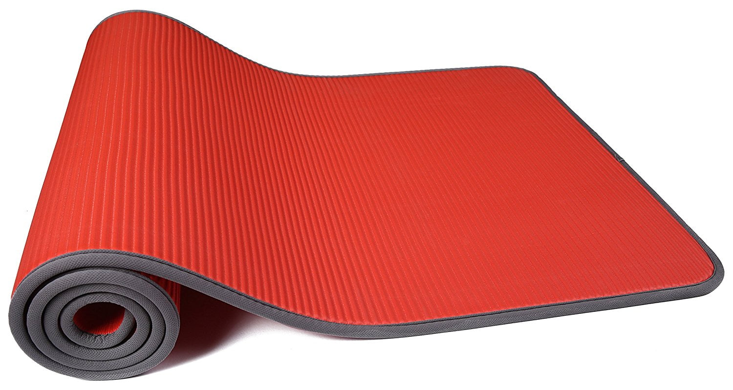 BalanceFrom GoFit All-Purpose 2//5-Inch 10mm Extra Thick High Density Anti-Slip Exercise Pilates Yoga Mat with Carrying Strap