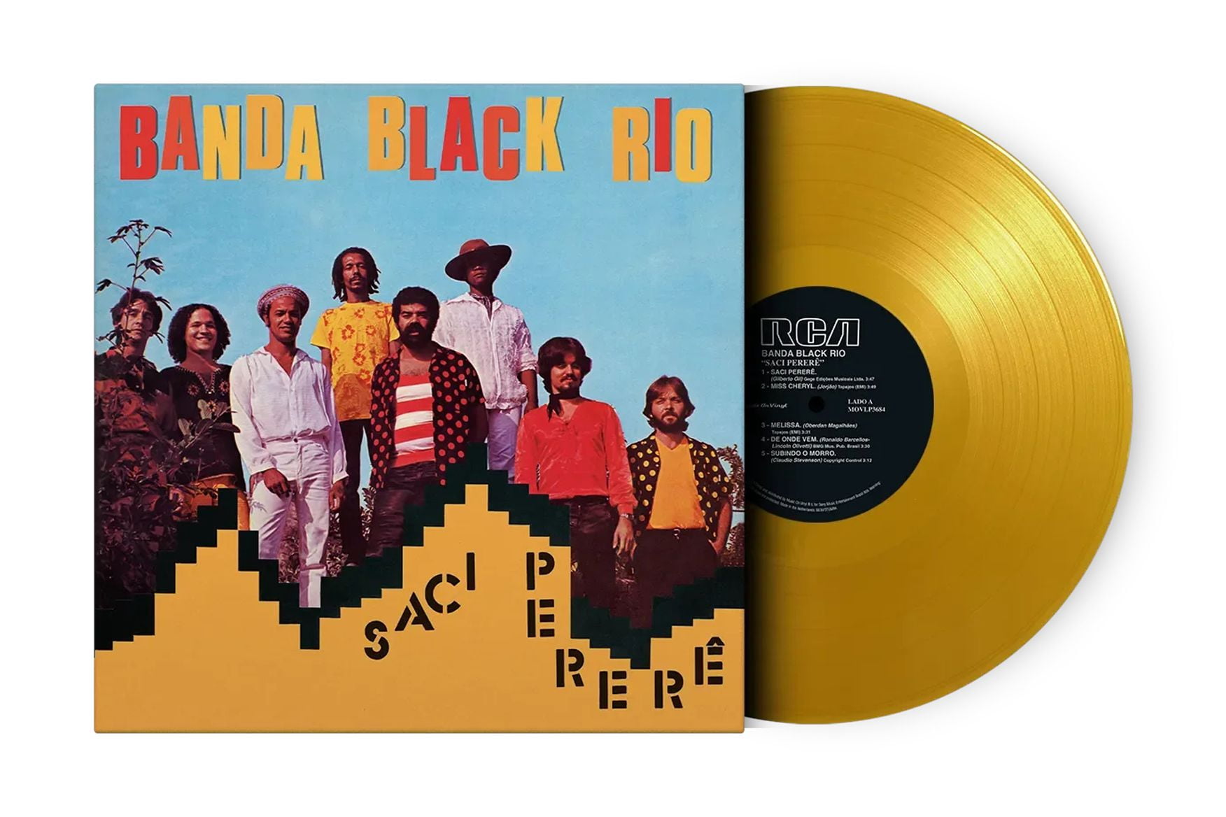 Banda Black Rio - Saci Perere - Limited 180-Gram Yellow Colored 