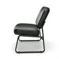 thumbnail image 3 of OFM Big and Tall Armless Guest and Reception Chair, in Black (409-VAM-606), 3 of 5