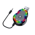 thumbnail image 2 of NARABB Bluetooth 5.3 USB Adapter For Car,Enhanced Mic & LED,Auxiliary Wireless Audio Receiver For Car Music/Home Stereo, 2 of 8