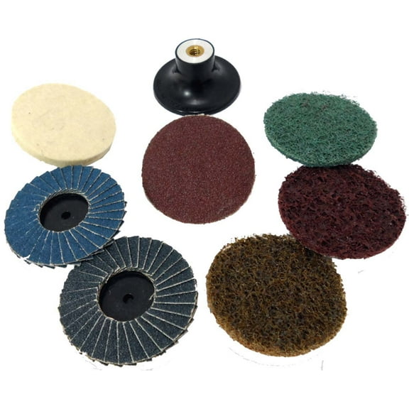 JEWEL TOOL All-inclusive Cleaning & Polishing Set | 2" (50.8mm) Disc Diameter with 1/4" (6.35mm) Shank | Perfect for Professionals & DIY Aficionados