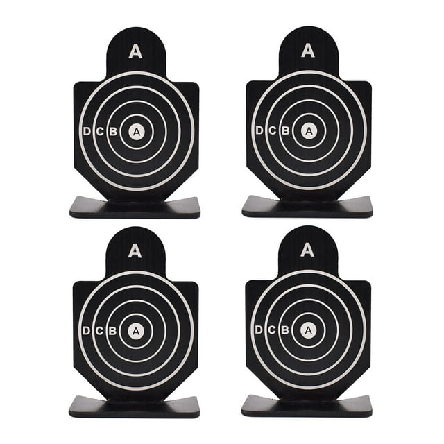 4 tableros de tiro táctico para pistola de mano, práctica de puntería con perdigones de aire comprimido