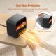 thumbnail image 5 of Ventilador calefactor eléctrico con mango, calentador de invierno para escritorio, protección contra sobrecalentamiento para el hogar y la Oficina, 5 of 8