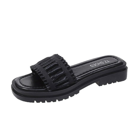 

fvwitlyh Black Sandals Womens Close Toe Espadrilles Dressy Platform Sandals Slip on Elastic Criss Cross Ankle Straps Platform Sandals