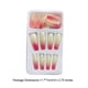 thumbnail image 4 of Minnieouse 1 Juego de prensa de punta francesa en las uñas Gradient Extra Long Fashion Full Cover Ballerina Salon Kit de manicura Tipo 2 24 piezas Pegamento 2g, 4 of 6