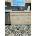 thumbnail image 3 of Fawn Pug Spring Machine Washable Memory Foam Mat, 3 of 4