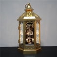 thumbnail image 4 of Ramadan Festival Lantern Night Light Multi-pattern multi-pattern lamp Lamp Hangable Vintage Style Lantern, 4 of 9