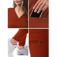 thumbnail image 5 of Adar Pro Movement Booster Scrub Set For Women - Sweetheart V-Neck Scrub Top & Yoga Jogger Scrub Pants, 5 of 7