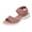 Pink Sandals for Women, variant on Hopeusnice Sandals for Women Flat Heel Breathable Non-Slip Open Toe Sandals Trendy Women's Sandals Nylon Spandex Materials Summer Shoes Soft Comfortable Walking Shoes Pink 40