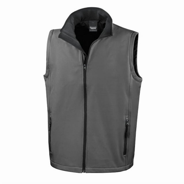 Result Bodywarmer Coquille Souple Imprimable de Base pour Hommes