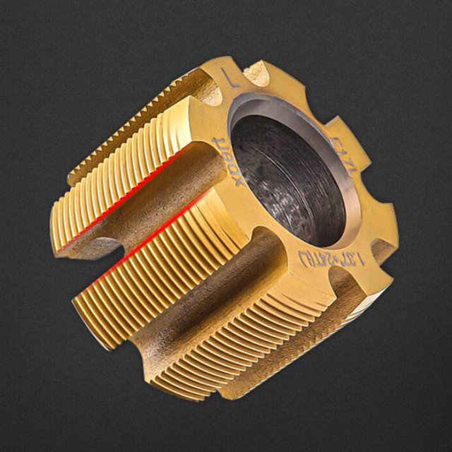 2Pcs Bottom Bracket Thread Tapping tool Thread Parts Cutter Tool Repair Parts Tool BC 1.37x24T tapping tool Thread Parts MTB English L & R