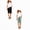 0320-e2-BKMG, variant on 2Pcs Girls Shorts Size 10-12 Summer Bermuda Shorts for Girls Trendy, Girls Knee Length Lounge Shorts Casual High Waist Workout Athletic Long Shorts Drawstring Plus Size Shorts S-5XL