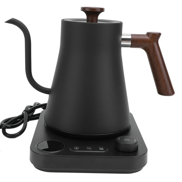 Teteras Eléctricas, Hervidor De Agua De Cuello De Cisne, Acero Inoxidable De 1200W, Calefacción Rápida, Tetera De Control De Temperatura
