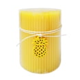 thumbnail image 1 of 4" Pineapple Flower Scented Yellow Pillar Candle, 1 of 4