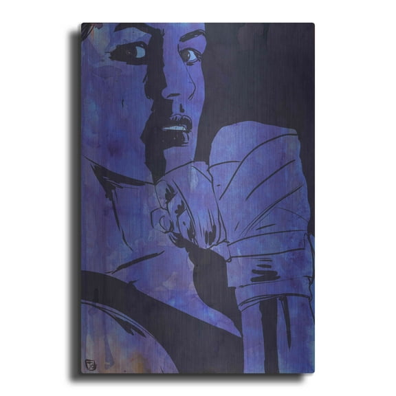 Luxe Metal Art 'Boxing Club 7' by Giuseppe Cristiano, Metal Wall Art, 24"x36"