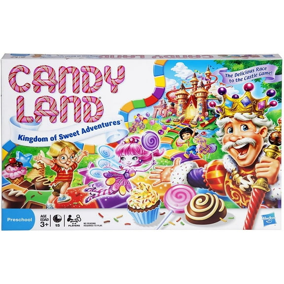 Candy Land Kingdom of Sweet Adventures Board Game for Kids Ages 3 and Up