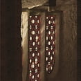 thumbnail image 1 of Ahgly Company Machine Washable Indoor Square Transitional Red Brown Area Rugs, 6' Square, 1 of 7