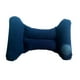 thumbnail image 2 of Almohada de viaje inflable, almohada de espalda, prensa para inflar, forma de H, inflable para tren Flocado azul marino, 2 of 9