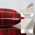 thumbnail image 4 of Christmas Plaid Pillow Covers Red Green Xmas Buffalo Checkered Throw Pillow Covers 16x16 Set of 2 Winter Tartan Snowflakes Pillow Case for Holiday Decor Couch Sofa, 4 of 6