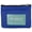 Blue, variant on Genuine Leather Coin Change Purse With Front ID Window & Key Ring 710 Assorted color