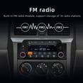 thumbnail image 2 of Single Din Car Stereo Radio Compatible For Ios Car Interaction System/Android Auto Supports FM Audio Receiver MP5 Player USB Flash Drive Quick Charging F152C (wire control), 2 of 5
