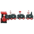 thumbnail image 2 of Mini Trains Toy, Durable Exquisite Wooden Trains Toy  for Holiday for Parties for Festivals Green, 2 of 7