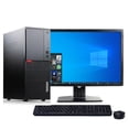 thumbnail image 1 of Restored Lenovo ThinkCentre M720T Tower Computer | Windows 11 | Intel i5 8th gen Processor | 8GB RAM | 128GB SSD | 22" LCD (Refurbished), 1 of 5