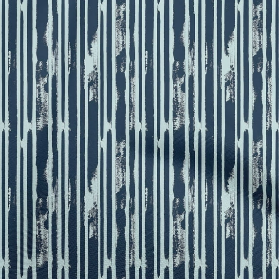 oneOone Georgette Viscose Navy Blue Fabric Abstract Diy Clothing Quilting Fabric Print Fabric By Yard 42 Inch Wide