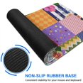 thumbnail image 6 of Long Mouse Pads for Desk,Pioneer Flower Floral Print Pattern Desk Mats on Top Of Desks, Desk Mouse Pad Extra Large with 3mm Non-Slip Base and Stitched Edge for Gaming,Office,Work,Home 31.5"x11.8", 6 of 6