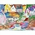 thumbnail image 2 of Betsy Drake DM938 Boats At Steps Doormat 18 x 26, 2 of 2