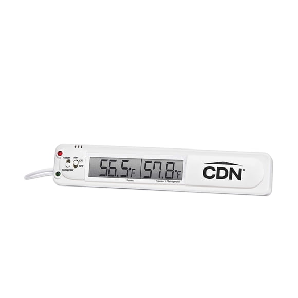 Alarma CDN TA20 para refrigerador y congelador con alertas sonoras y visuales, cable de 99 cm