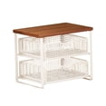 thumbnail image 1 of DOLITY Desktop Printer Stand Convenient Small Printer Table for Dorm Office Kitchen Style F, 1 of 9