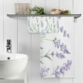 thumbnail image 5 of Coolnut Watercolor Lavender Bath Towels Set,2 Piece Towels for Bathroom,Pure Cotton Soft Highly Absorbent 1 Bath Towels,1 Hand Towels,Bathroom Towels Set Wash cloth, 5 of 7
