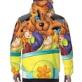 thumbnail image 6 of Lsque Scooby-Doo Pattern Casual Men's Hoodie,Hooded Sweatshirt with Kangaroo Pocket,Pullover Hoodie-XX-Large, 6 of 8