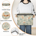 thumbnail image 3 of ADECORIVY Vintage Artistic Wildflowers Storage Bin with Lid, Decorative Storage Boxes Cube for Shelves, Foldable Storage Baskets Closet Clothes Organizer with Handles, 3 of 8