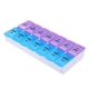 thumbnail image 1 of Caja Organizador de pastillas de 7 días con 14 ranuras Estuche semanal Recordatorio de medicamentos para viajes FLhrweasw, 1 of 6