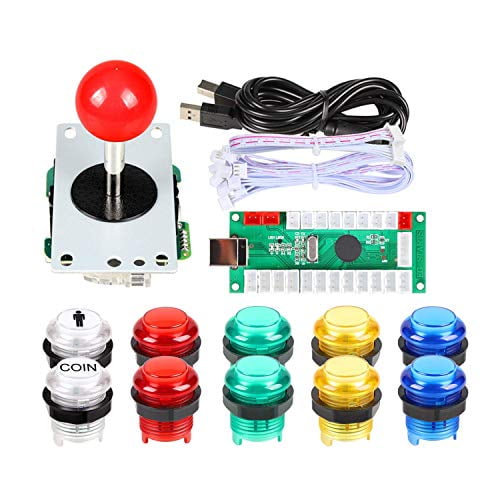 28mm LED Arcade Push Button Arcade Start Button Switch 5V Illuminated Button xl 