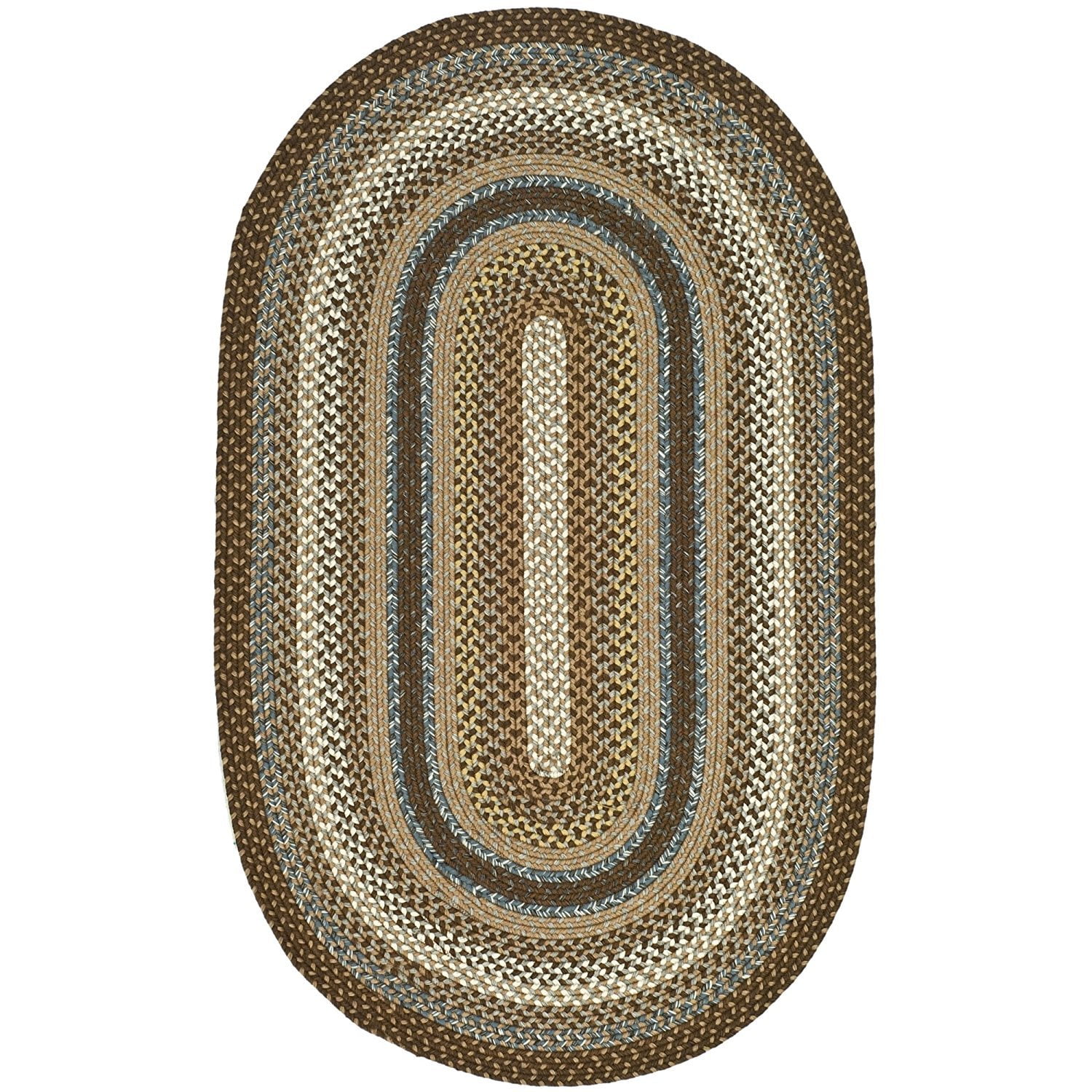 Braided Oval Rugs 4x6 Carpet Vidalondon