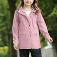 thumbnail image 2 of GXWEA Girls Fall Jacket Fall Clothes For Girls Girl Winter Coats Heavyweight Hooded Jacket Kid Snow Outwear 11-12 Years, 2 of 6